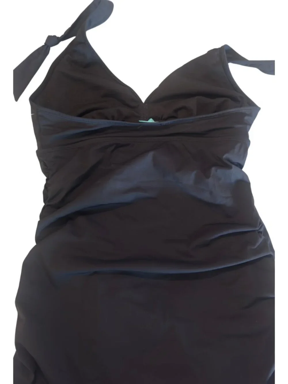 Love Your Assets Spanx Gorgeous Tightening Flattering Swim Dress Black sz M